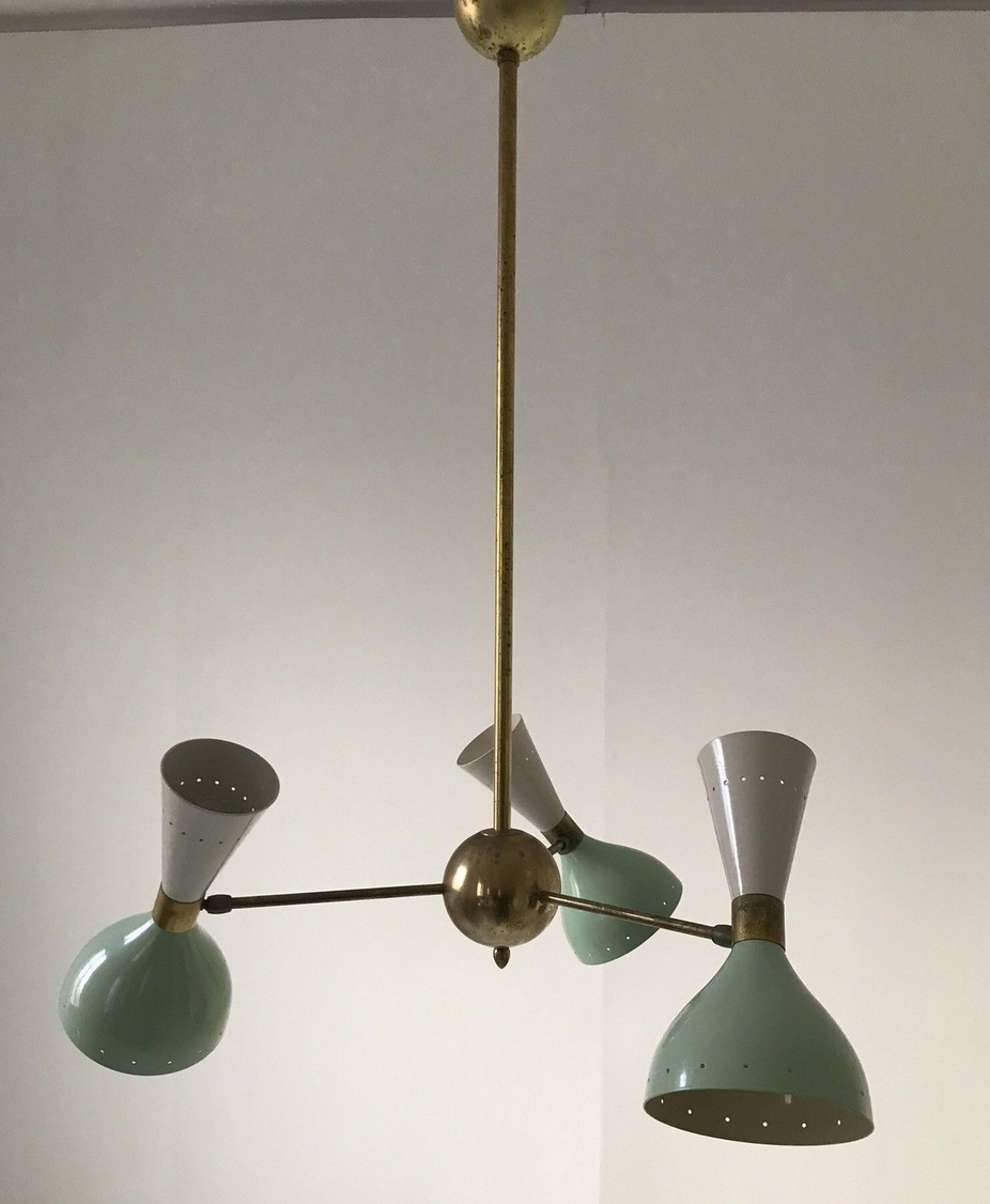 Chandelier in the style of Italian creations of the 50s