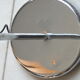Vintage chrome floor lamp with two adjustable ball spotlights
