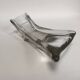 Large mid-century French crystal centrepiece class bowl