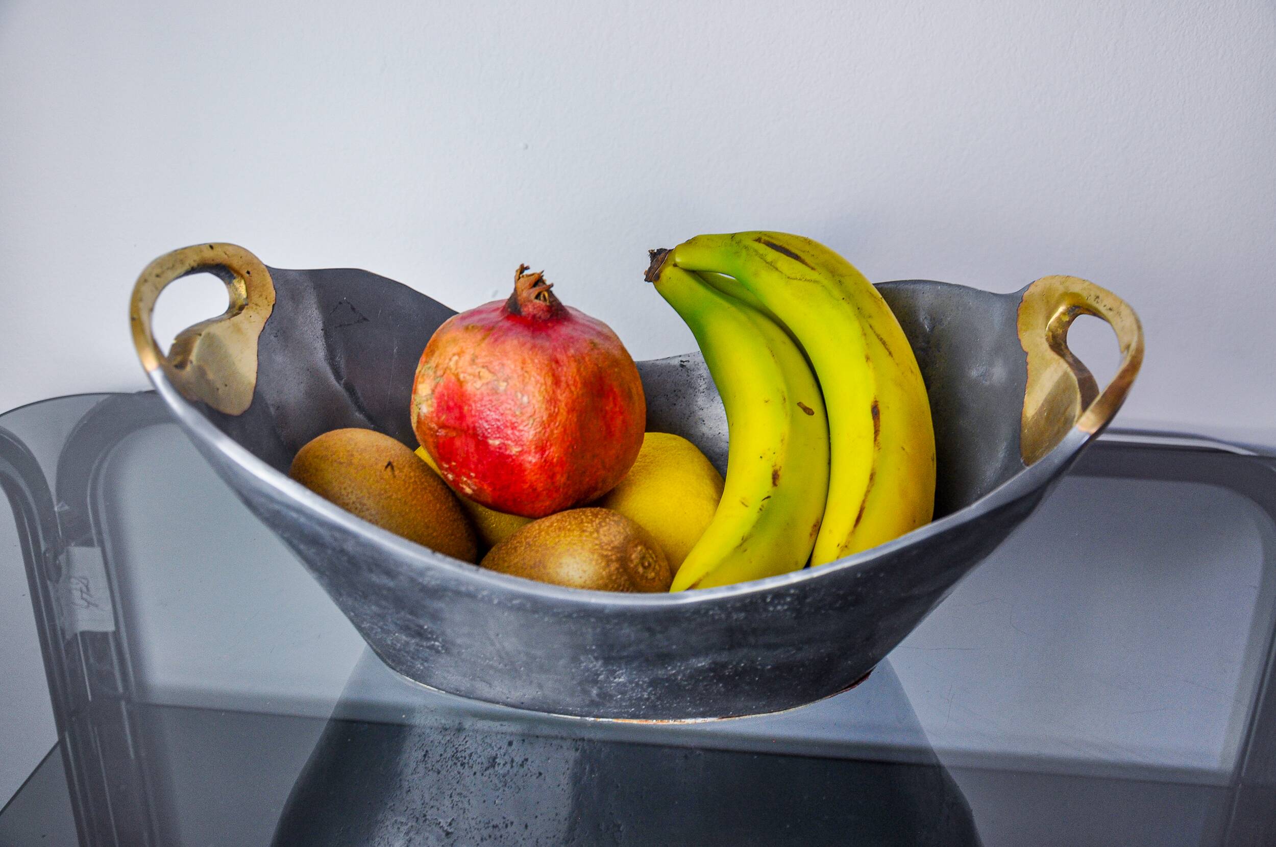 Brutalist centerpiece by Ardisur, Brass and aluminum, Spain, 1970