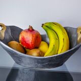 Brutalist centerpiece by Ardisur, Brass and aluminum, Spain, 1970