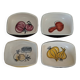 4 ceramic cups from the 50s