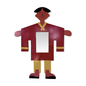 Miroir enfant personnage - peint