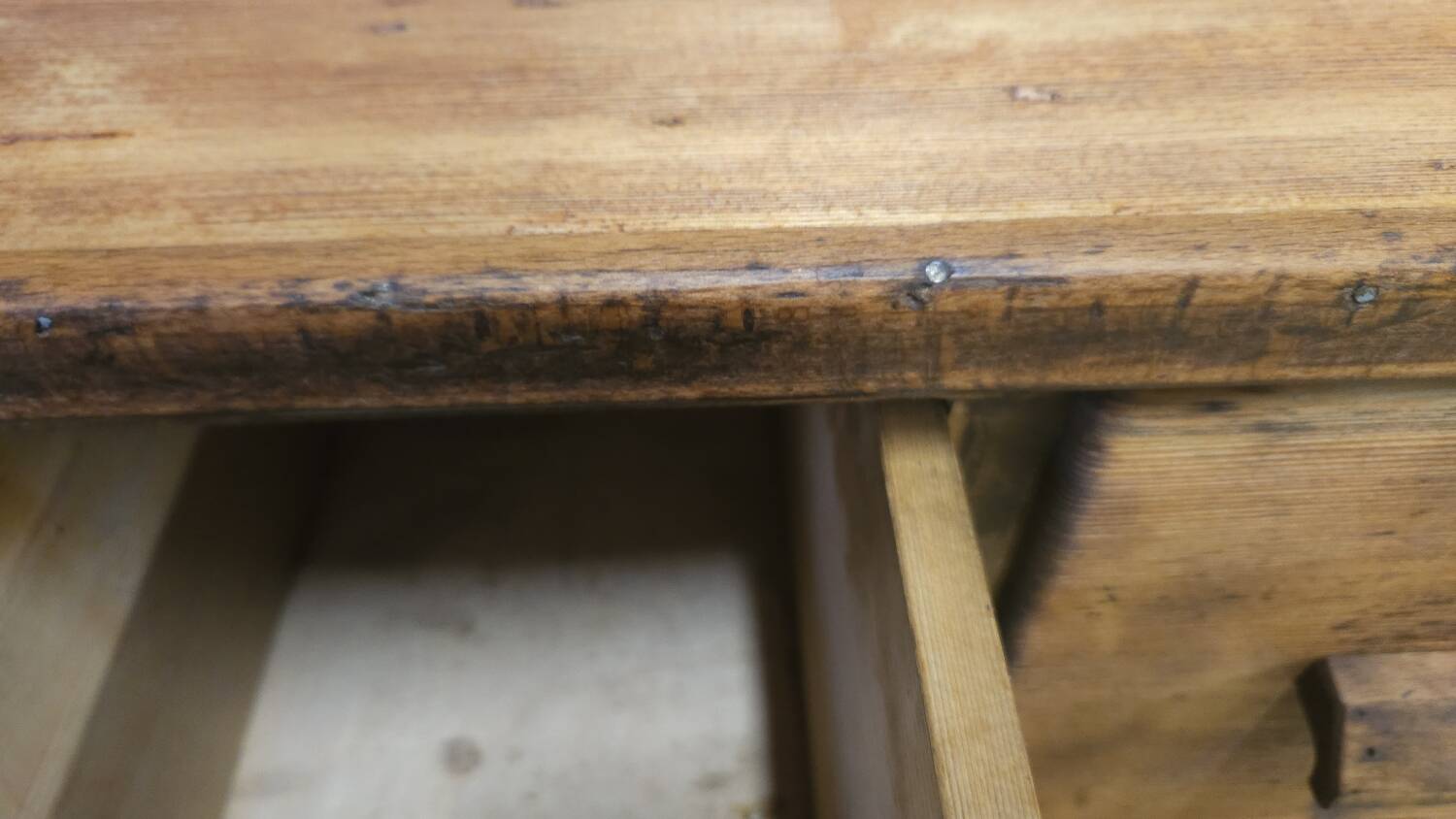 Old solid wood trade furniture