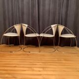 Set of four Linda chairs, Arrben, Italy, 1980s