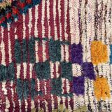 Vintage moroccan carpet berbere boucherouite