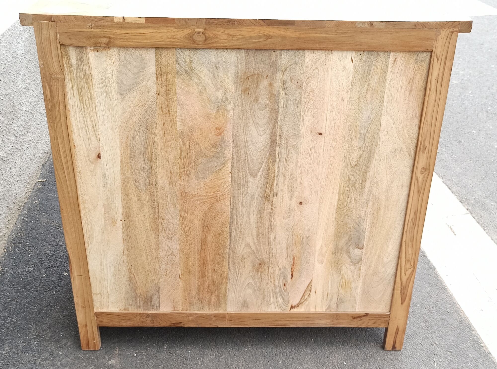 Chest of drawers wooden marquetry, two doors, two drawers