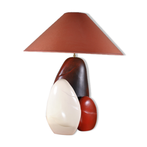 Lampe galet en céramique