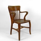 American oak office armchair, USA, circa 1900