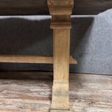 dining table in solid wood and marquetry from the late 19th century