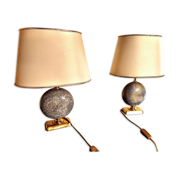 Paire de lampes vintage le dauphin