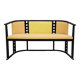 Canapé Jugendstil Josef Hoffmann curved wood beech