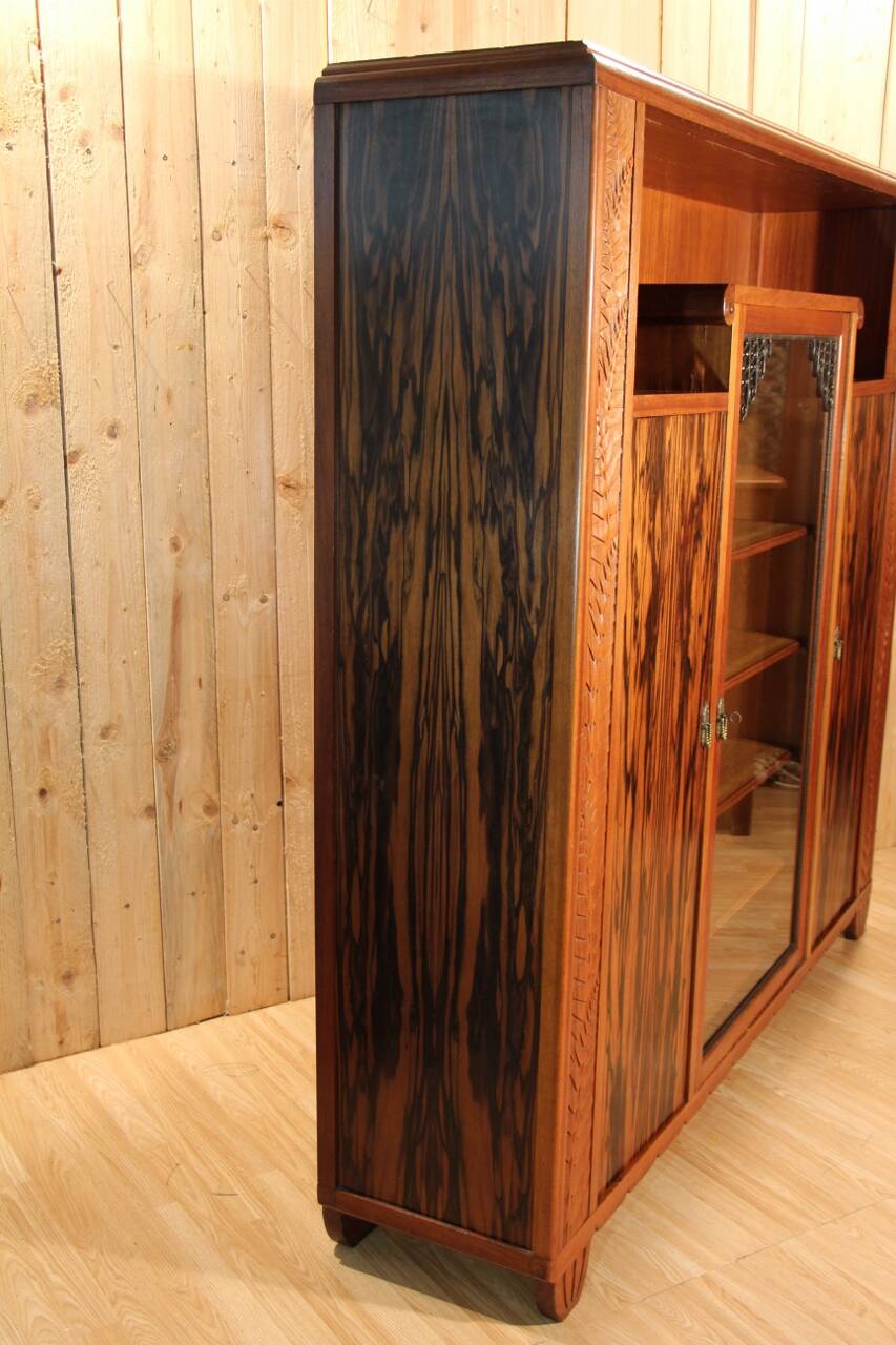 Art Deco bookcase designed by Gauthier Poinsignon