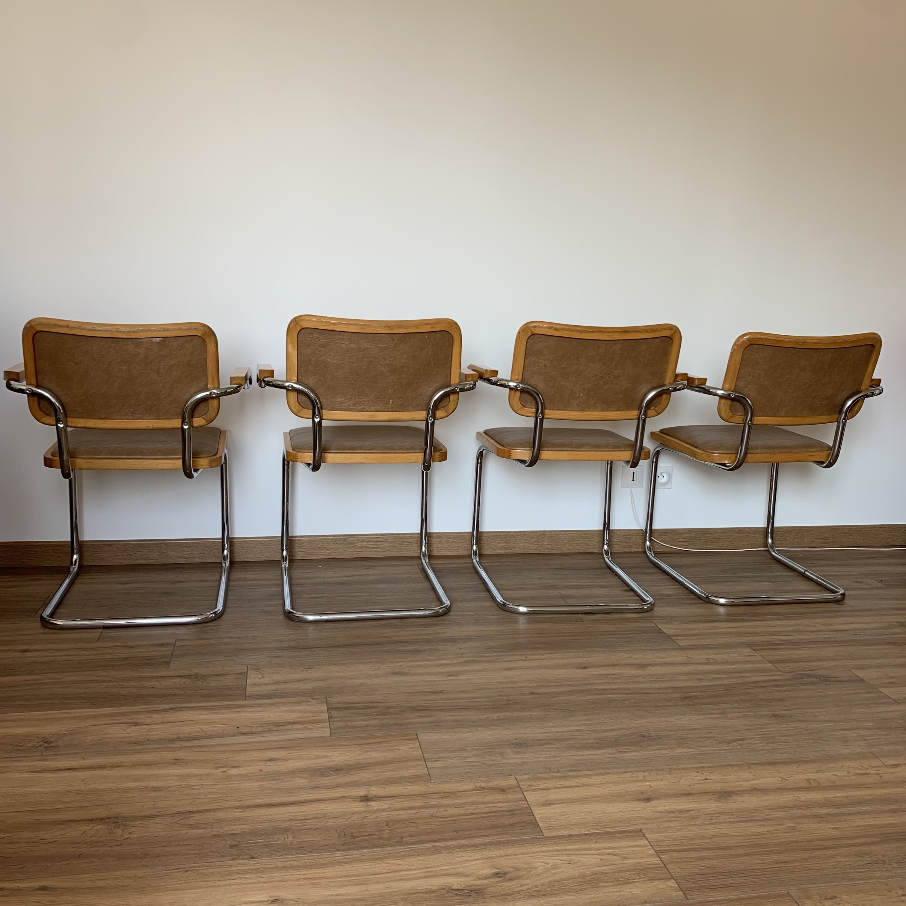 4 armchairs B64 by Marcel Breuer