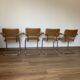 4 armchairs B64 by Marcel Breuer