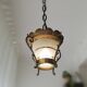 Antique Gothic ceiling lamp bronze  1920