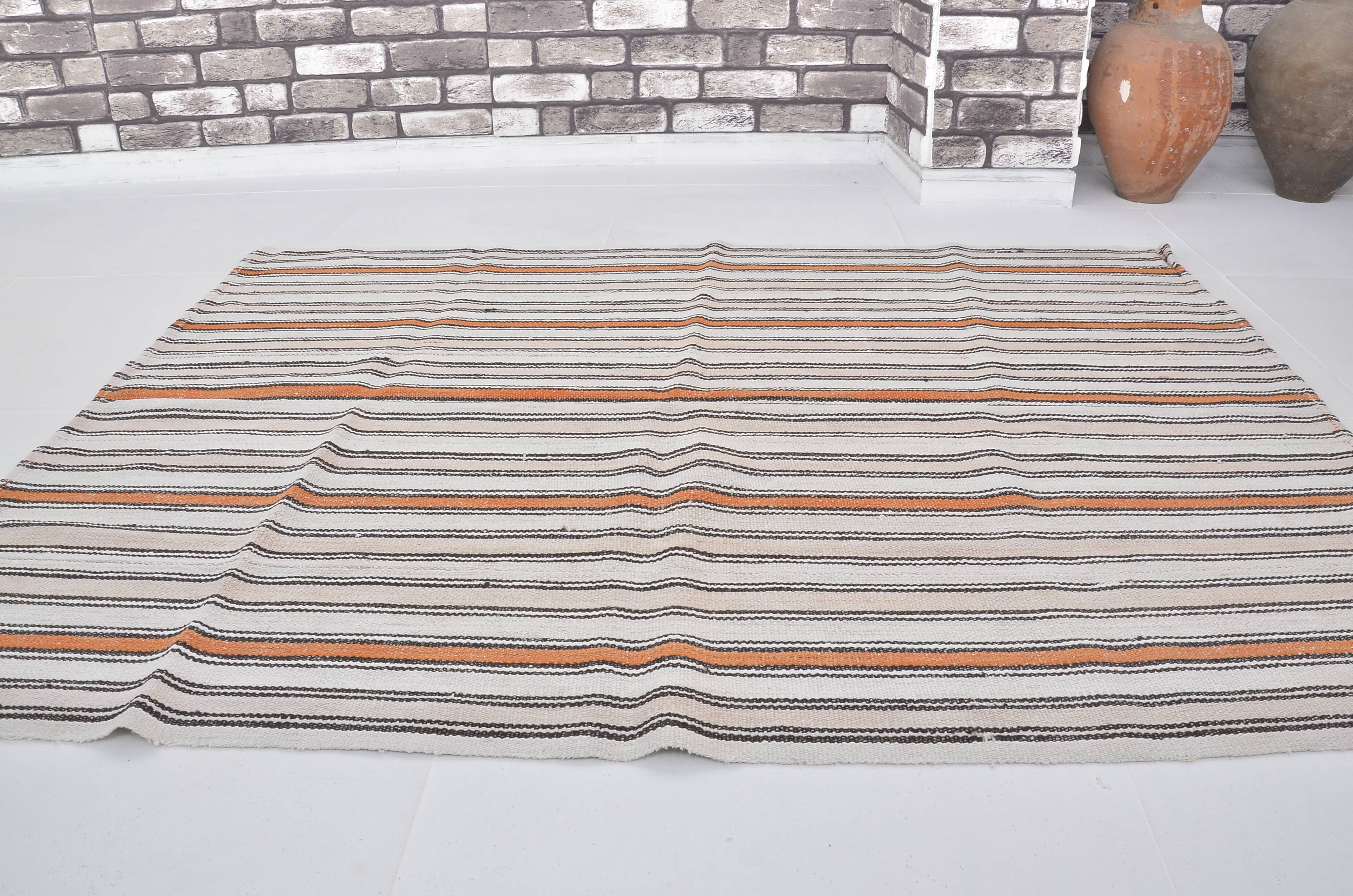 Vintage Handwoven Anatolian Kilim Rug sku 3688