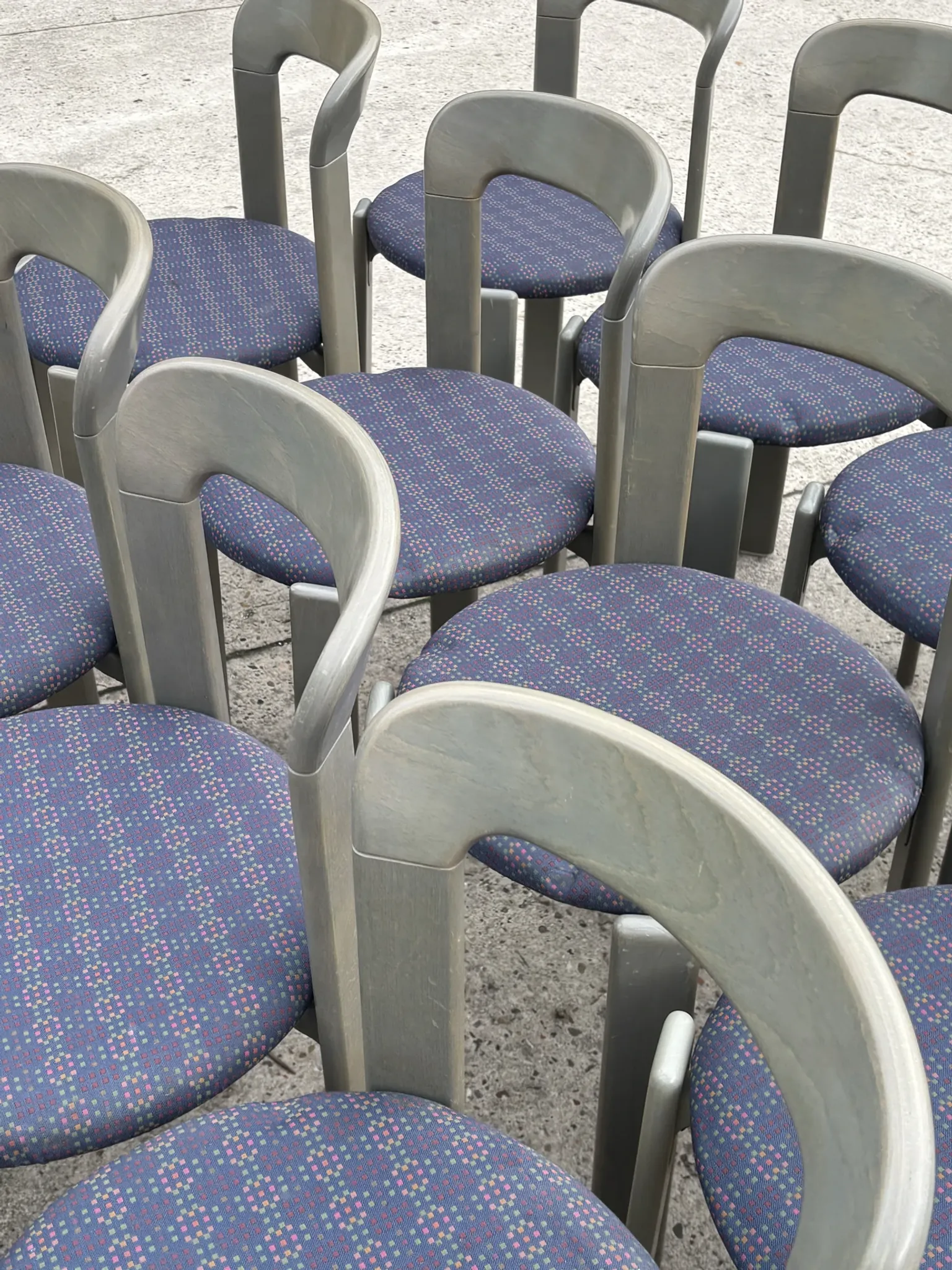 Vintage Bruno Rey chair -  model Rey 33 -for Dietiker / Kusch & Co.