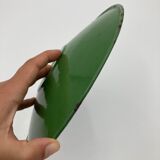 Galette suspension en émail vert