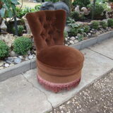 Old brown velvet heater