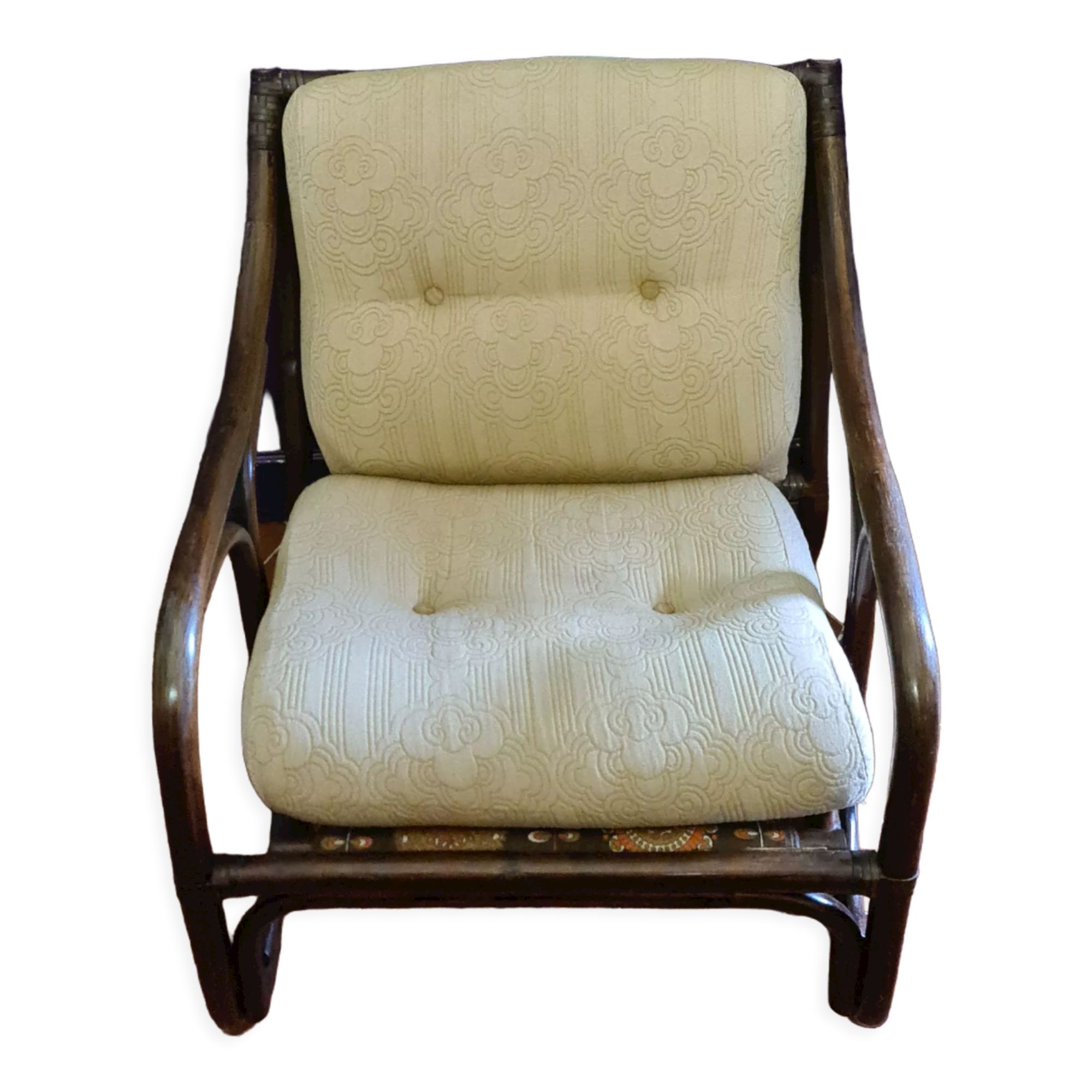 Bamboo armchair circa 1970