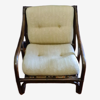Bamboo armchair circa 1970