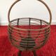 Vintage tripod sewing basket