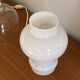 Vintage 60s white opaline glass table lamp LAMP-7146