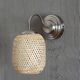 Farmhouse Decor Rattan Sconce Lamp Lights, 16x19Cm