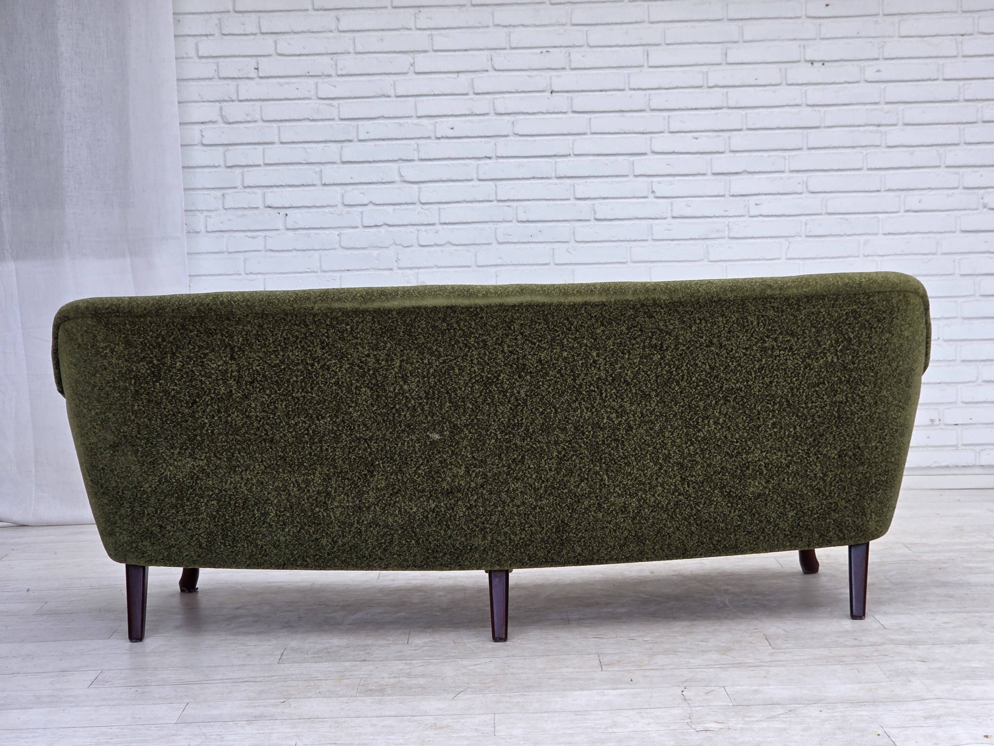 1970s, Norwegian vintage 3-seater sofa, teak wood.