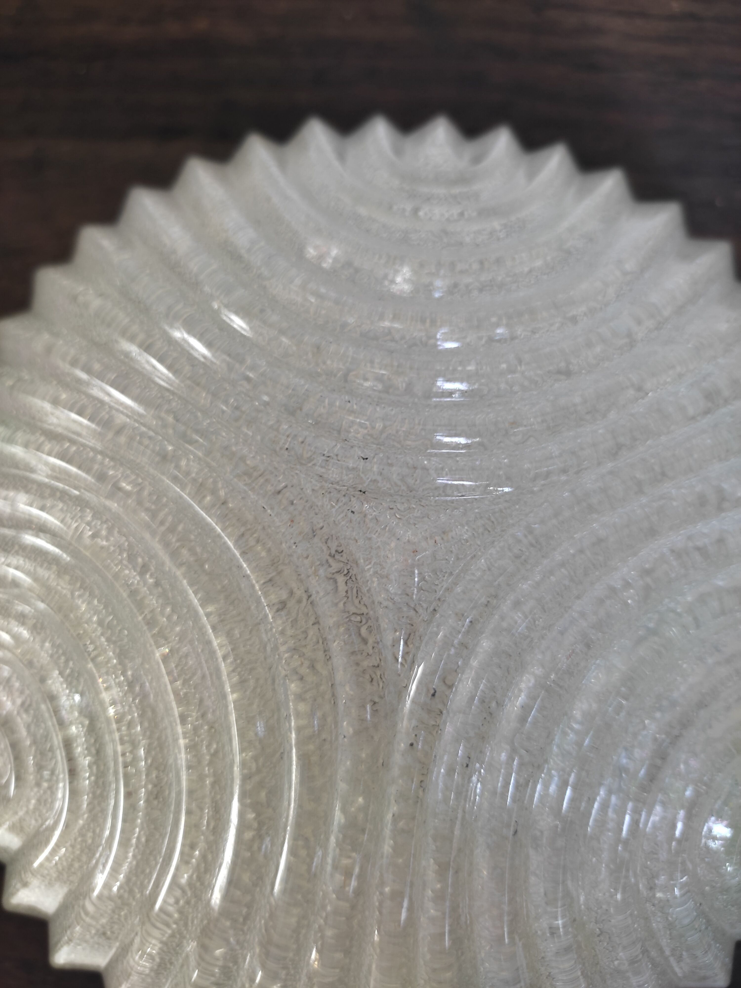 Glass ceiling light