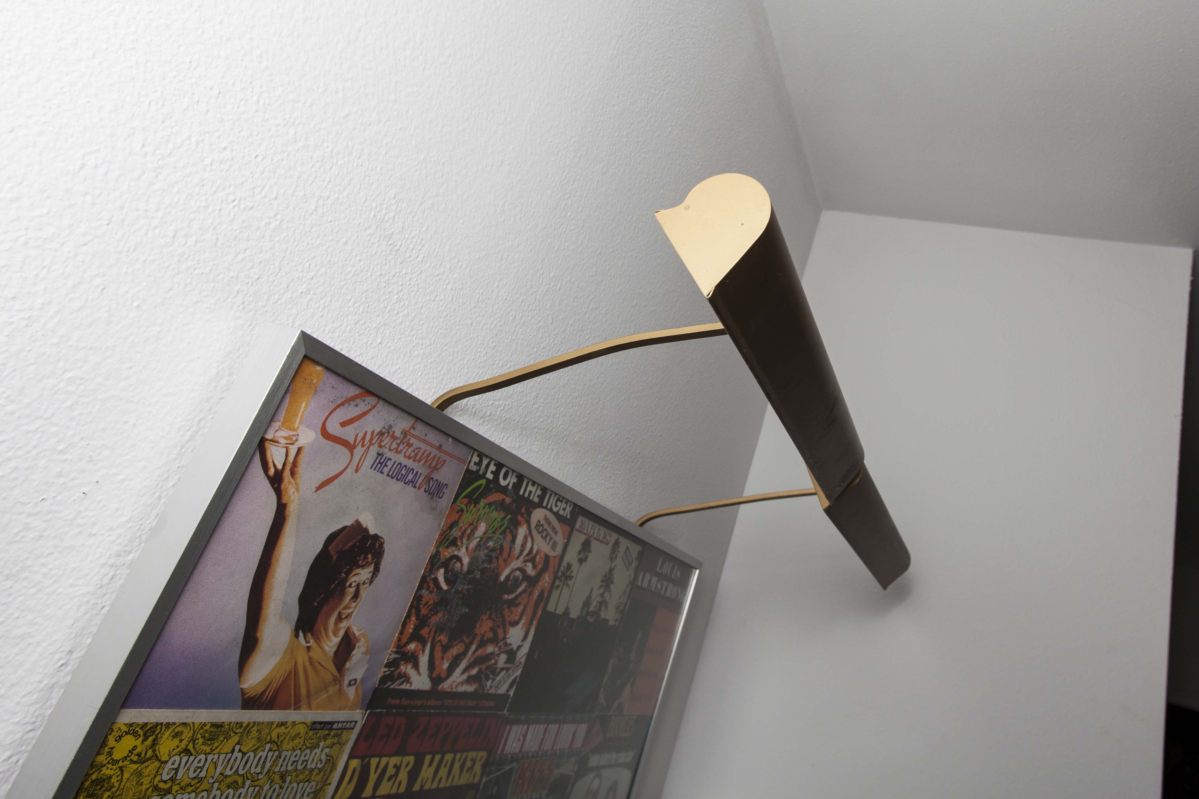 Lot of 3 brass painting wall light