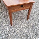 Old farmhouse table in oak and beech 19th