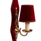 Red Velvet 7 piece Hall set 1960s