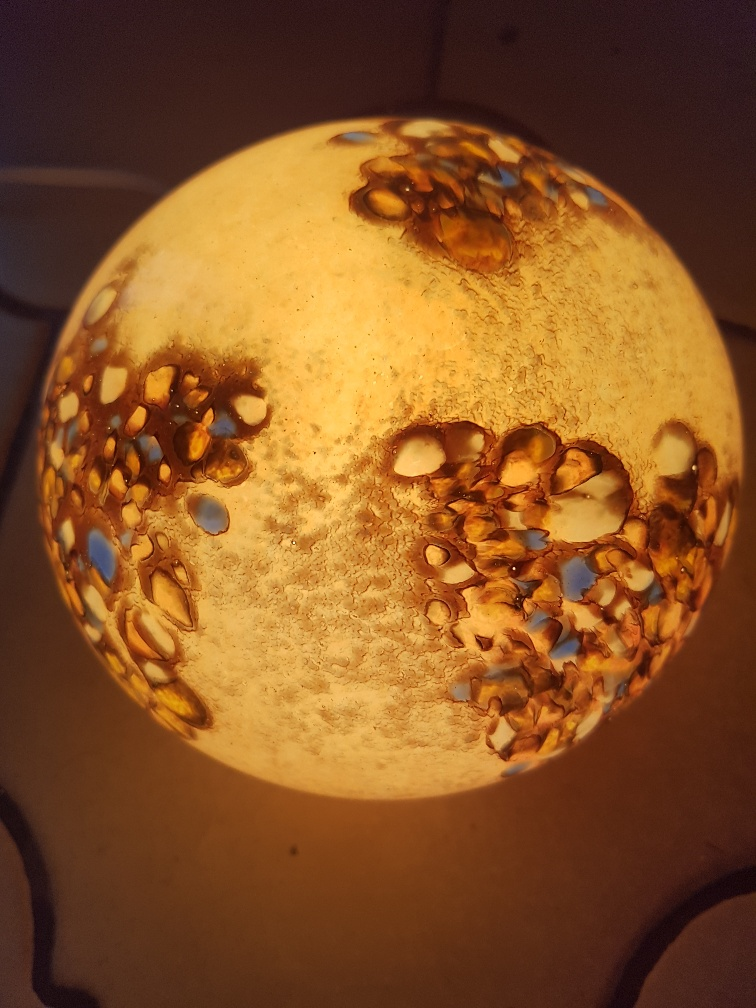 Vintage colorful glass Nightlight