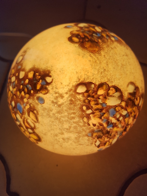 Vintage colorful glass Nightlight