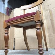 Lot de 6 chaises de style Restauration en merisier