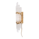 Crystal glass venini wall lamp, 1970s
