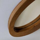 Miroir en pin design asymétrique, 1960