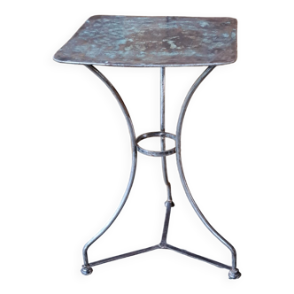 Old metal table