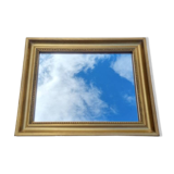Gold frame mirror