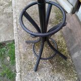 Vintage parrot coat rack in old wood