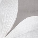 Contemporary fabric flower floor lamp