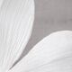 Contemporary fabric flower floor lamp