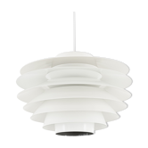 Suspension Verona blanc moyen par Svend Middelboe pour Nordisk Solar