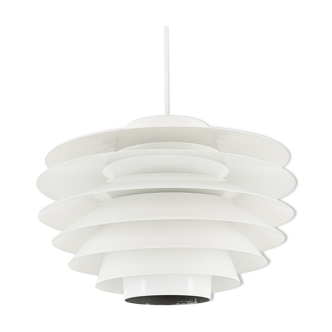 Medium white Verona lamp by Svend Middelboe for Nordisk Solar