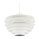 Medium white Verona lamp by Svend Middelboe for Nordisk Solar