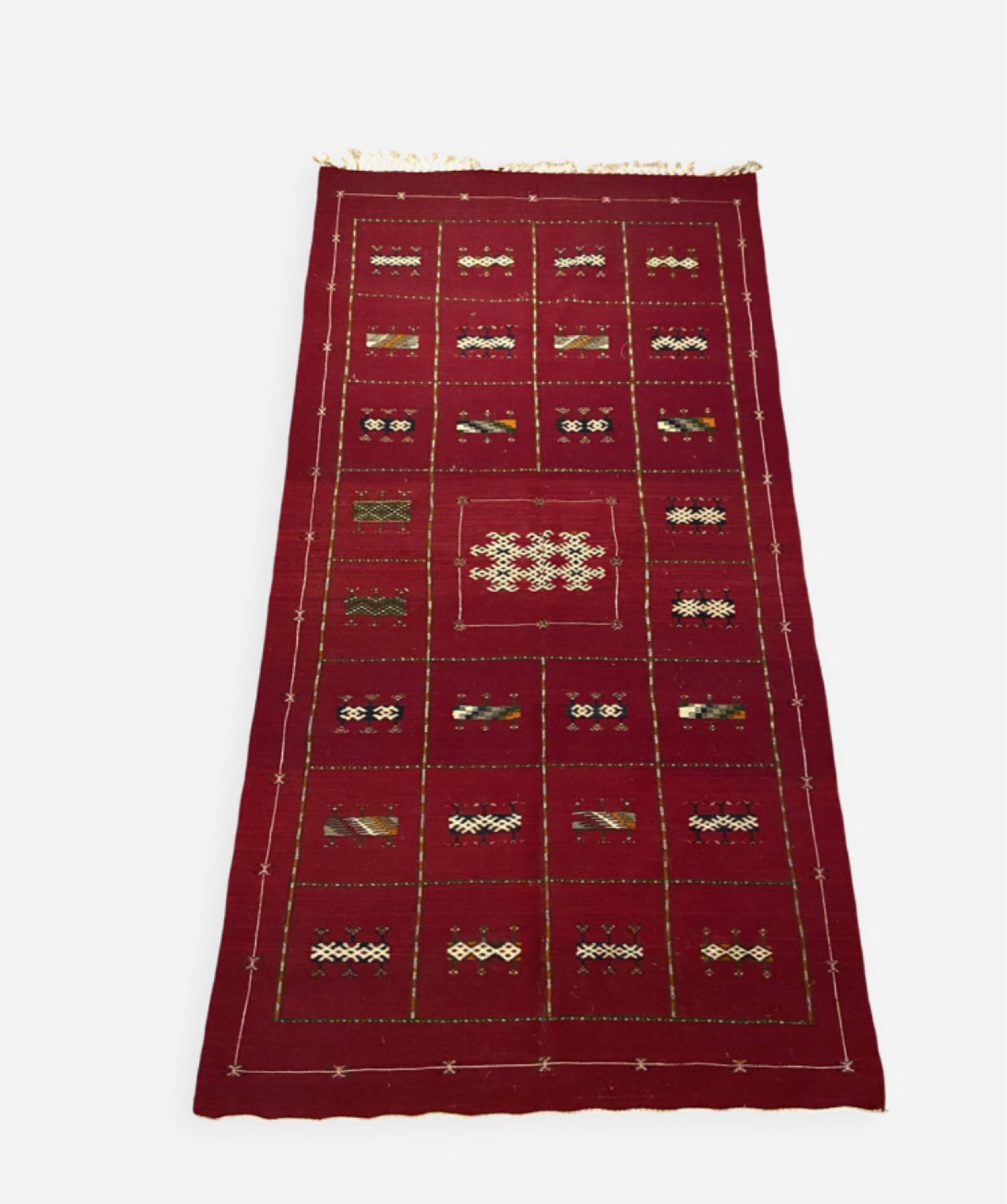 Moroccan wool rug handmade