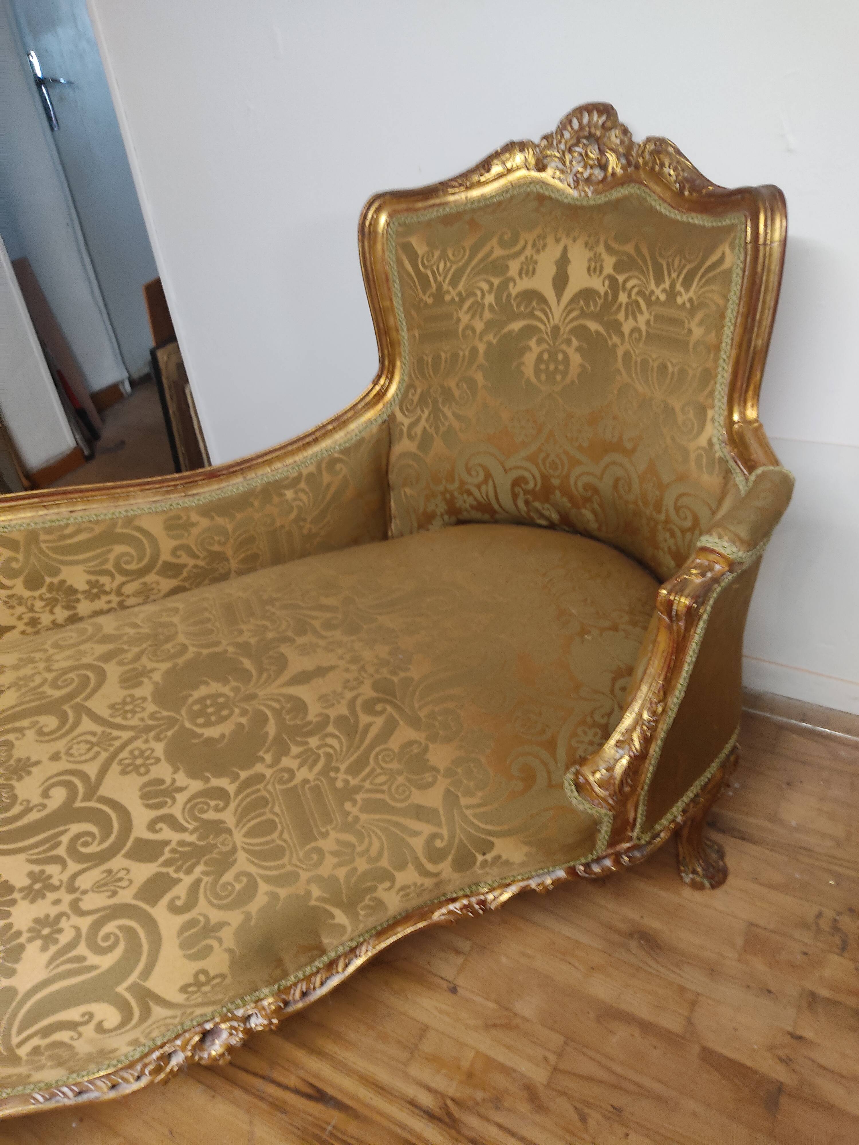 Meridian in gilded wood XXth century