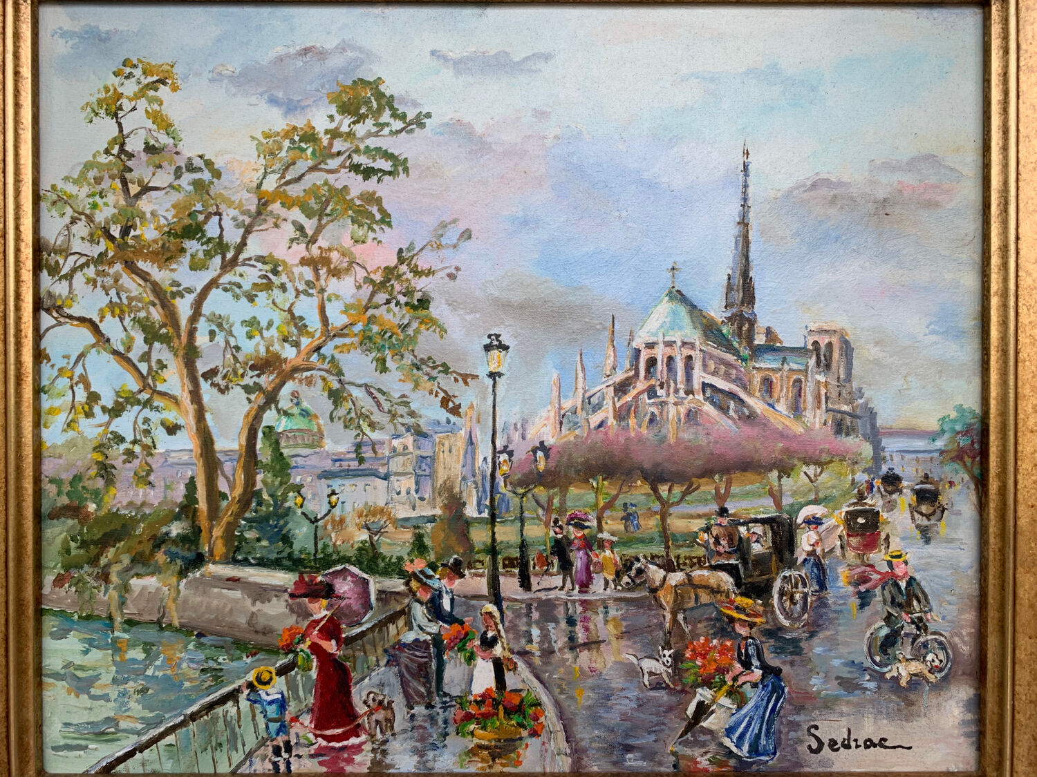 Original canvas painting Marina Sédrac